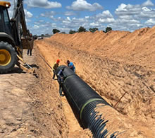 Sistemas para drenagem: soluções em tubulações corrugadas em PEAD⠀⠀⠀